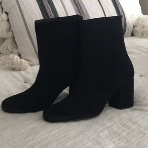 Free people Black Suede Booties, 38